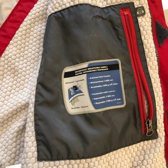EUC MENS Columbia Vertex Winter Jacket Red/Gray. Size Large. - Picture 7 of 7